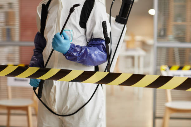 Professional Biohazard technician working in Laurel, FL